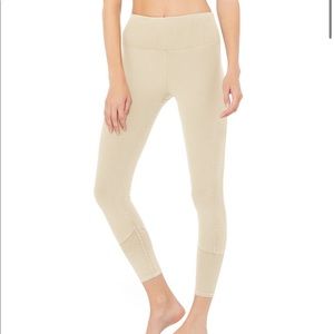 Alo Sandstone Lounge legging NEW with tags! Size S